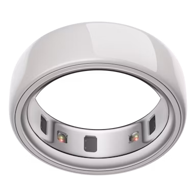 Oura Ring 4 Ceramic in Cloud finish, product image