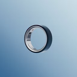 Oura Ring 4 Ceramic in Midnight finish, product image